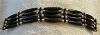 four strand black bone choker